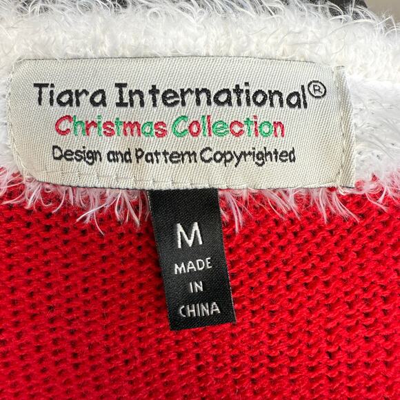 Vintage Tiara International Christmas sweater - Santa suit - Santa Claus -size M - Picture 9 of 10